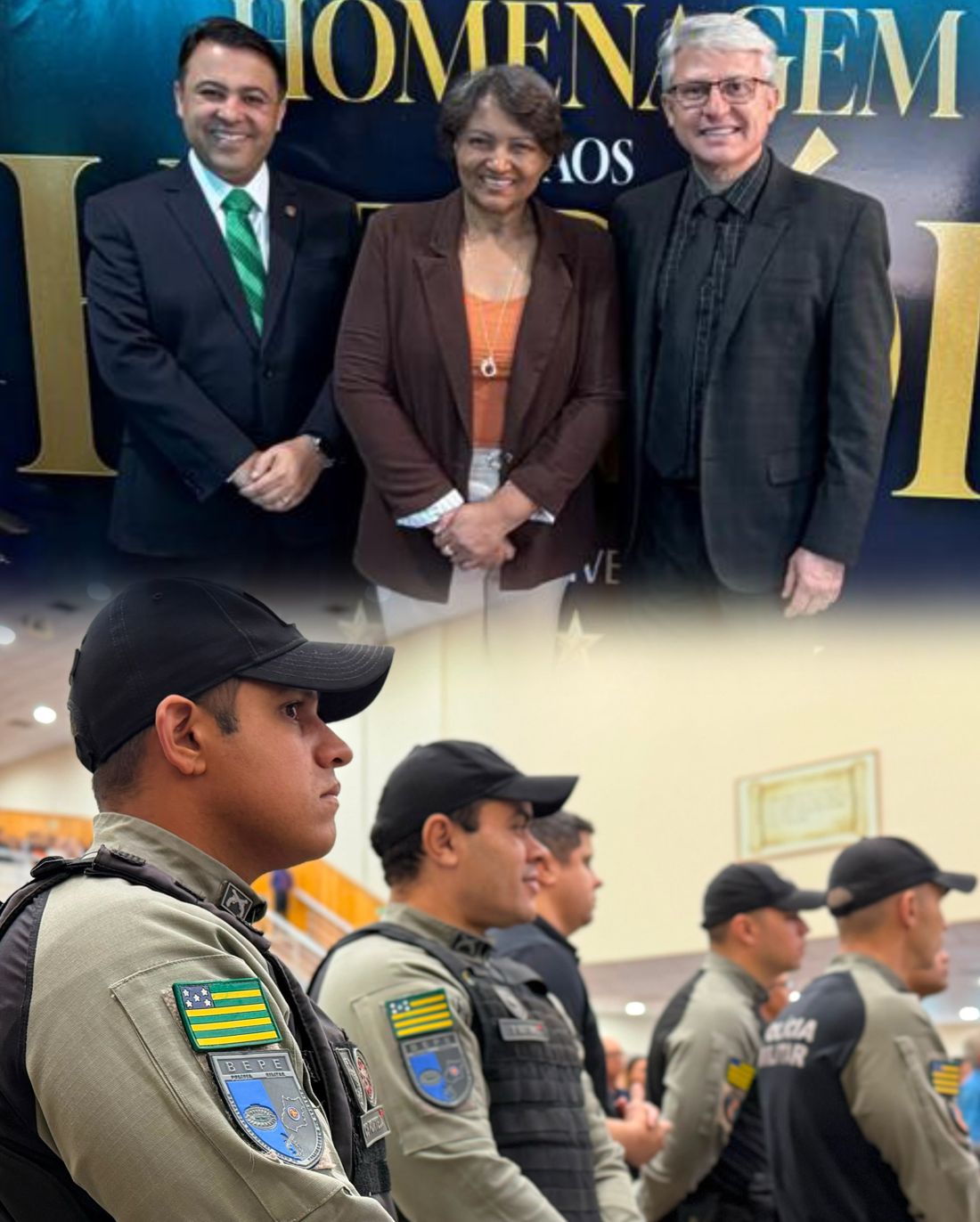 Isaías homenageia agentes de segurança